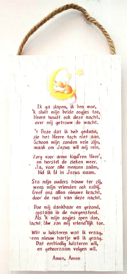 Ik ga slapen ik ben moe(klassieke tekst)