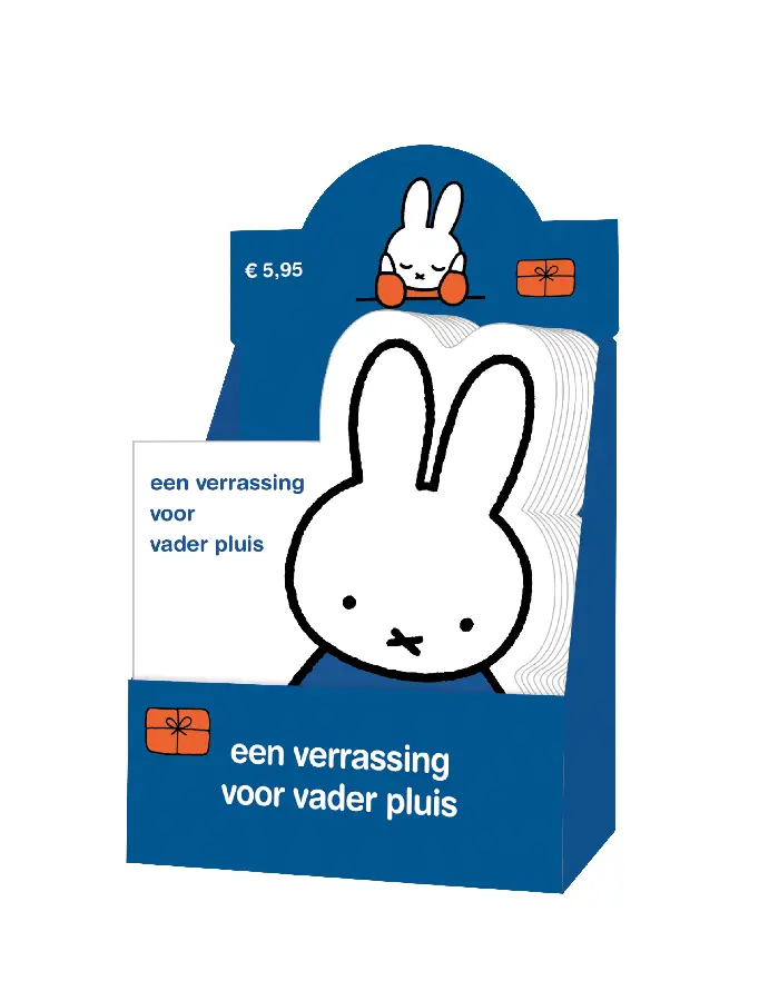 Display een verrassing voor vader pluis