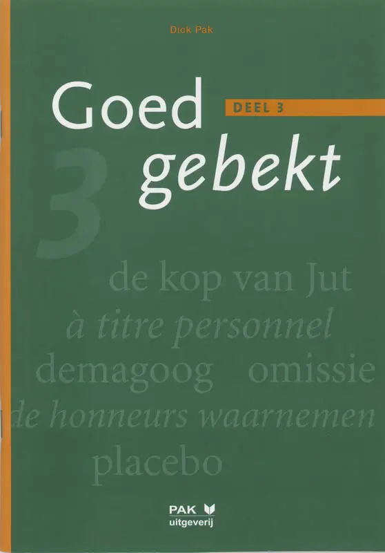 Goed gebekt / 3 / deel Leerlingenboek / druk 3rboek / druk 42k /

druk 2

bedrijfseconomische beroepsvorming - financiering 3 CBA 10.3/5

(ged) . bedrijfseconomisch beheer 4 CBA 04.4/11 (ged)l-administratief beheer 4 CBA 05.4/8