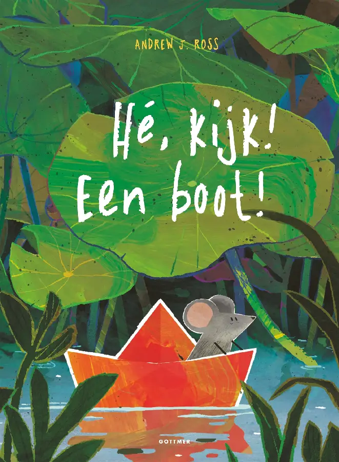 Hé, kijk! Een boot!