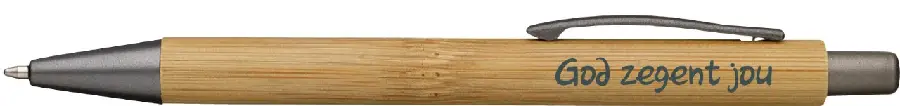 Bamboe pen God zegent jou