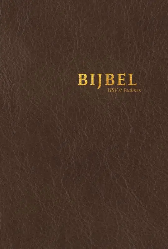 Bijbel (HSV) met psalmen - met goudsnee
