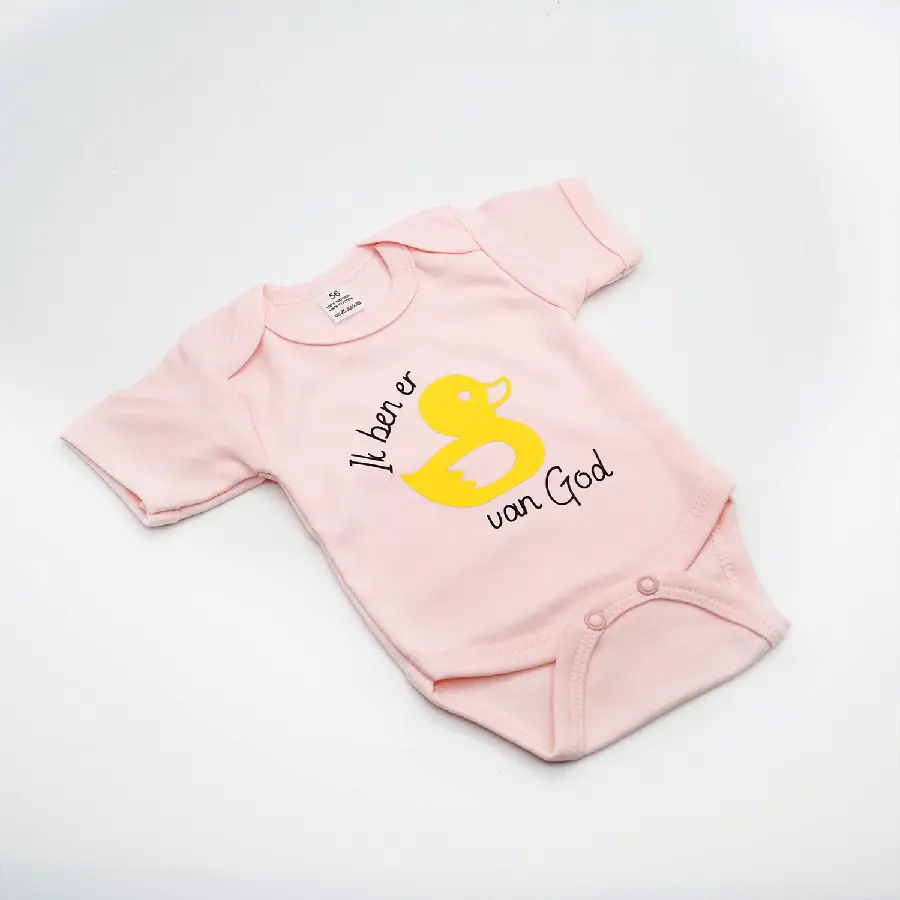 Rompertje eendje roze mt 56