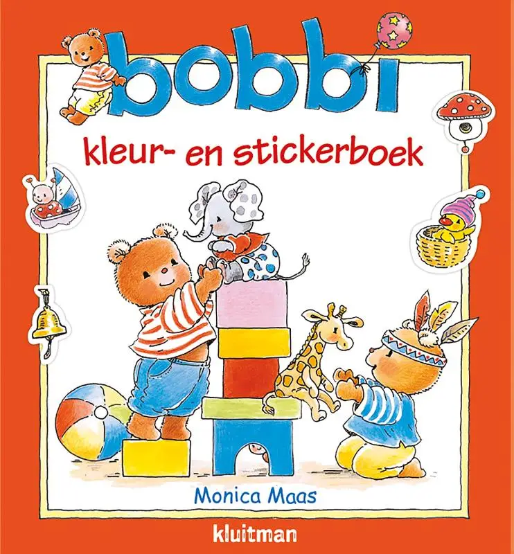 Bobbi kleur- en stickerboek