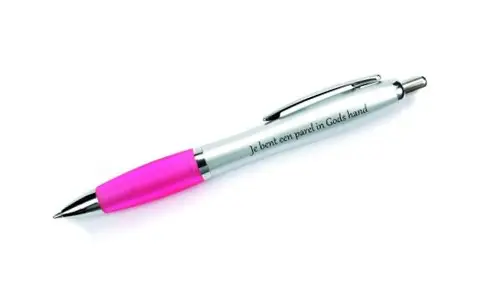 Balpen roze je bent een parel in gods ha