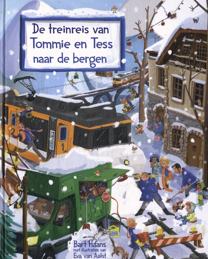 De treinreis van Tommie en Tess naar de bergen